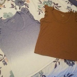 Universal Thread Ruffle Sleeveless Lot Sz L